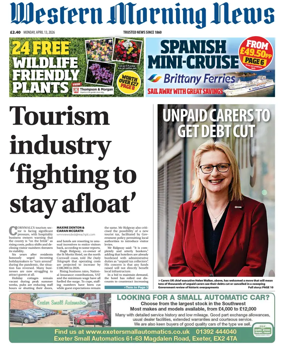 Cover of Western Morning News