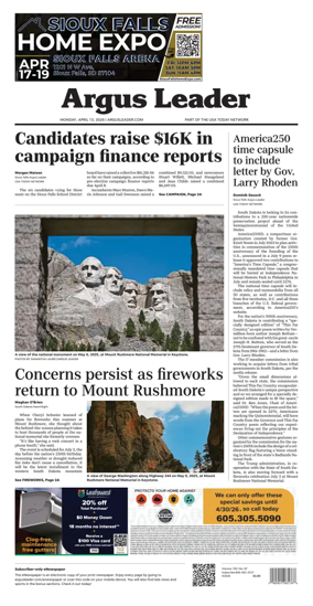 Cover of Argus Leader