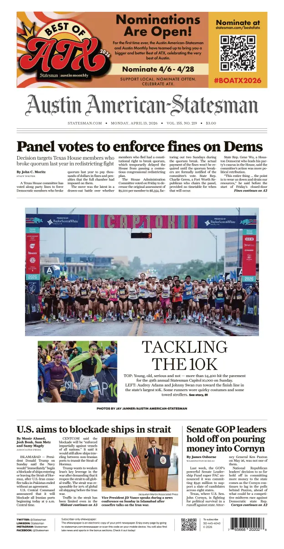 Cover of Austin American-Statesman