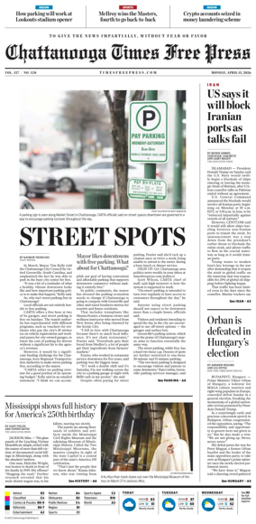 Cover of Chattanooga Times Free Press