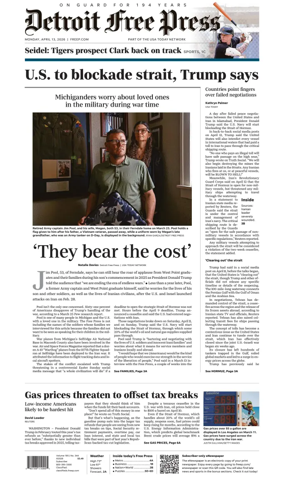 Cover of Detroit Free Press