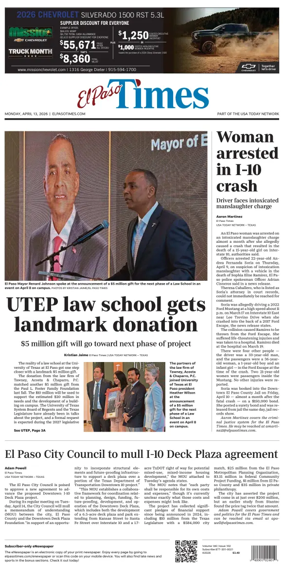 Cover of El Paso Times