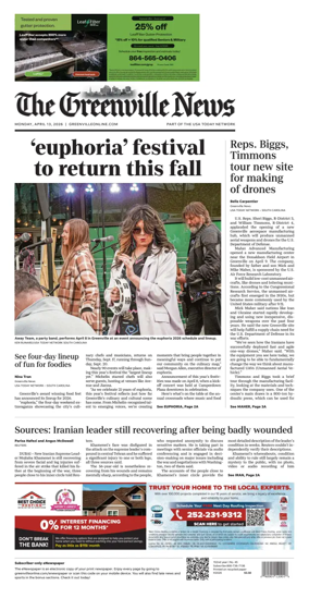 Cover of The Greenville News