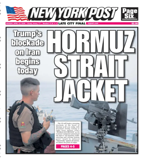 Cover of New York Post