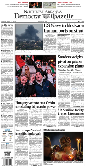 Cover of Northwest Arkansas Democrat-Gazette