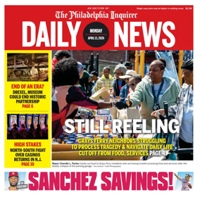 Cover of Philadelphia Daily News