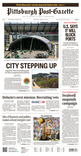 Cover of Pittsburgh Post-Gazette