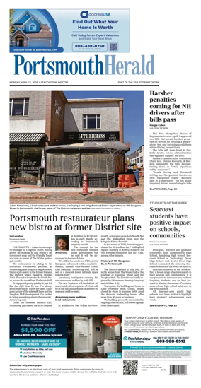 Cover of Portsmouth Herald