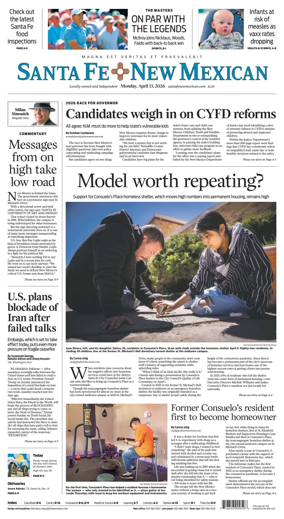 Cover of Santa Fe New Mexican