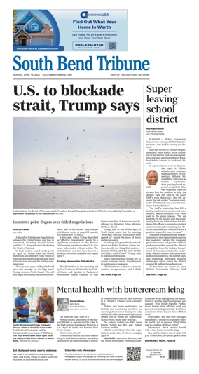 Cover of South Bend Tribune