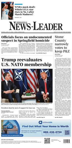 Cover of Springfield News-Leader