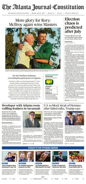 Cover of The Atlanta Journal-Constitution