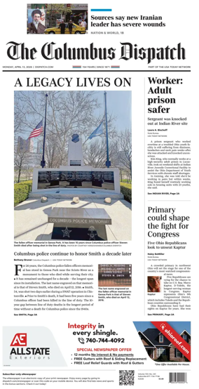 Cover of The Columbus Dispatch