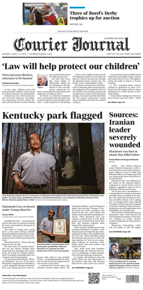 Cover of The Courier-Journal (Louisville)