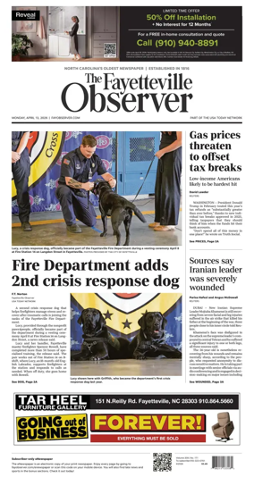 Cover of The Fayetteville Observer