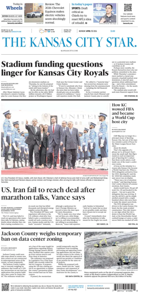 Cover of The Kansas City Star