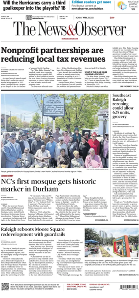 Cover of The News & Observer