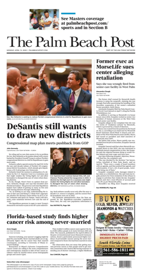 Cover of The Palm Beach Post