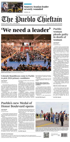 Cover of The Pueblo Chieftain