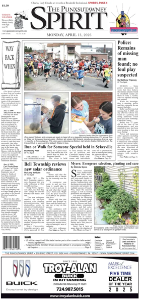 Cover of The Punxsutawney Spirit
