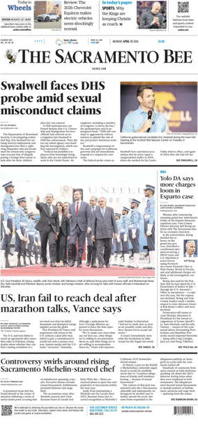 Cover of The Sacramento Bee