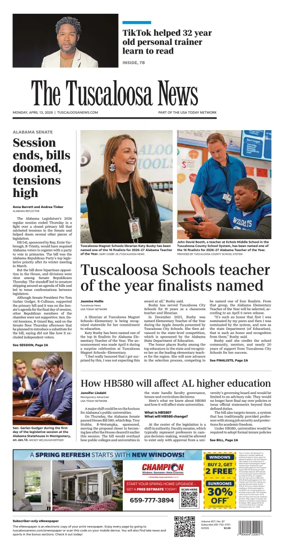 Cover of The Tuscaloosa News