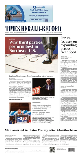 Cover of Times Herald-Record