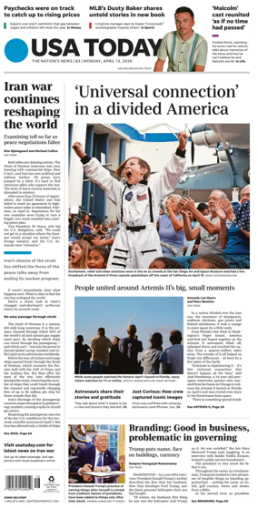 Cover of USA TODAY US Edition