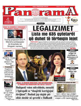 Cover of Panorama (Albania)