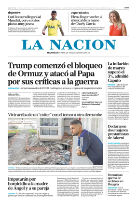 Cover of La Nacion