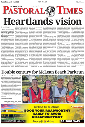 Cover of Deniliquin Pastoral Times