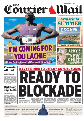Cover of The Courier-Mail