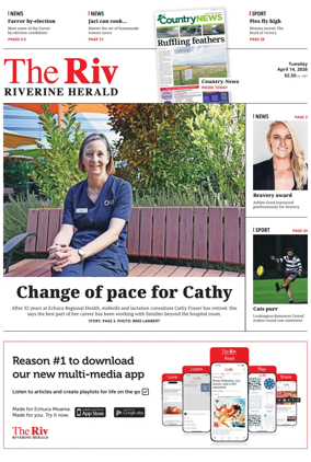 Cover of The Riverine Herald