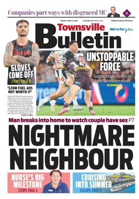 Cover of Townsville Bulletin