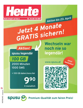 Cover of Heute - Oberosterreich Ausgabe