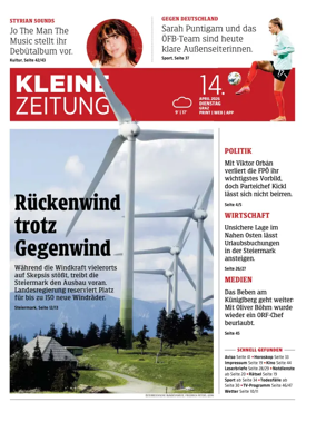 Cover of Kleine Zeitung Steiermark