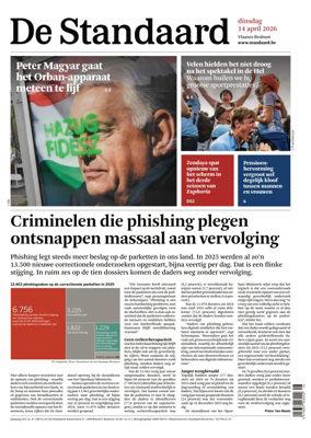 Cover of De Standaard