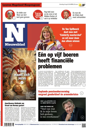 Cover of Het Nieuwsblad
