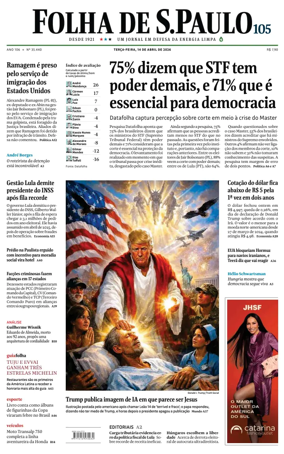Cover of Folha de S.Paulo