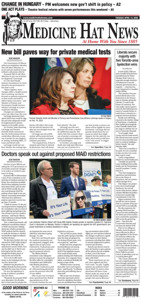 Cover of Medicine Hat News