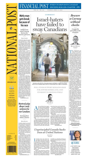 Cover of National Post - (National Edition)