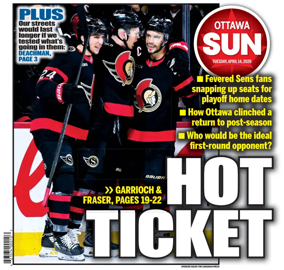 Cover of Ottawa Sun