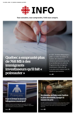 Cover of Radio-Canada Info