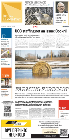 Cover of Regina Leader-Post