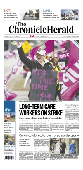 Cover of The Chronicle Herald (Metro)