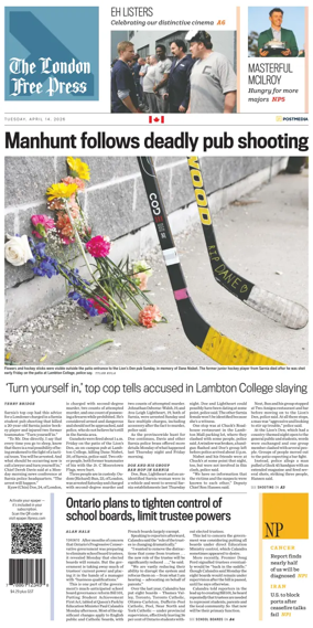 Cover of The London Free Press