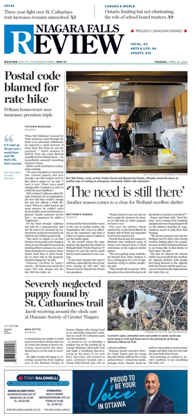 Cover of The Niagara Falls Review