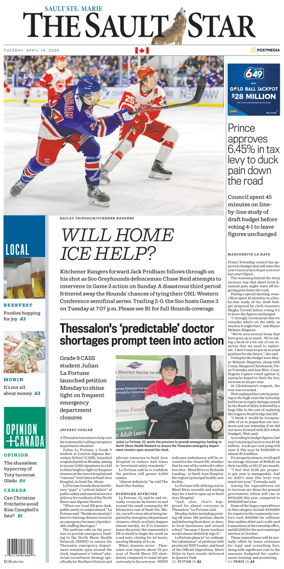 Cover of The Sault Star