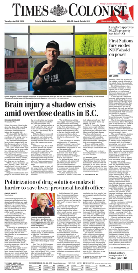 Cover of Times Colonist