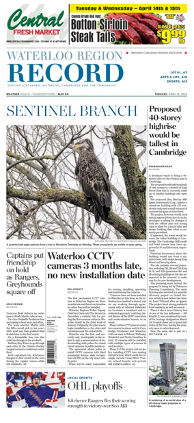 Cover of Waterloo Region Record